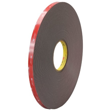 3M 1/2'' x 5 yds. Black 3M 4979F VHB Tape VHB497912R